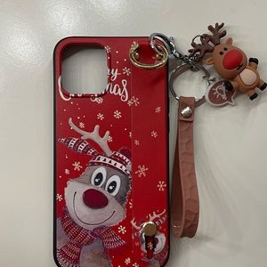 Christmas Case with keychain